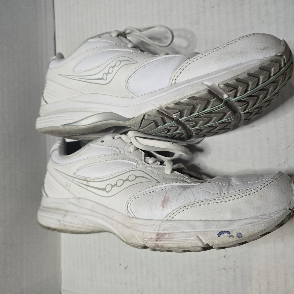 Saucony Gray and White Sneakers